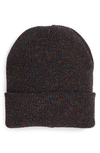 Women's Bp. Metallic Slouchy Beanie - Black