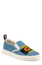 Men's Gucci Dublin Slip-on Sneaker Us / 6uk - Blue/green