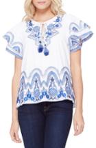Women's Parker Janis Embroidered Top - Blue
