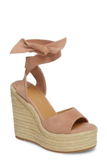 Women's Tony Bianco Barca Espadrille Wedge Sandal Eu - Pink