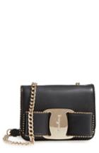 Salvatore Ferragamo Mini Vara Studded Leather Shoulder Bag -