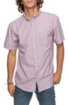 Men's Quiksilver Valley Grove Woven Shirt - Burgundy