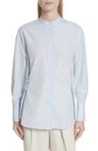 Women's 3.1 Phillip Lim Faux Pearl Button Cotton Blouse