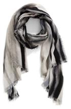 Women's Nordstrom Artist Ombre Cashmere & Silk Scarf, Size - Grey