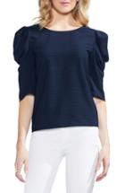 Women's Vince Camuto Soft Pinstripe Bubble Sleeve Top - Blue