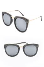 Women's Nem Haute Line 55mm Angular Sunglasses -