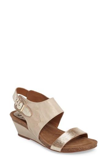 Women's Sofft 'vanita' Leather Sandal W - Grey