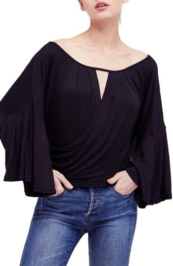 Women's Free People Last Time Top, Size - Black