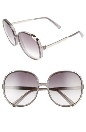 Women's Chloe Myrte 61mm Sunglasses - Dark Grey