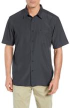 Men's Quiksilver Waterman Collection Centinela Fit Camp Shirt, Size Small - Black