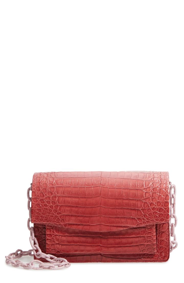 Nancy Gonzalez Medium Genuine Crocodile Crossbody Bag -
