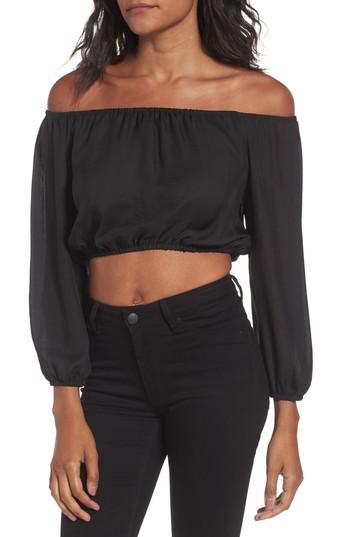 Women's Show Me Your Mumu Lima Crop Top - Black