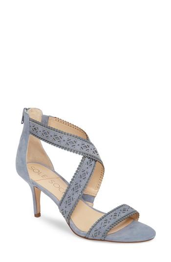 Women's Sole Society Sandal .5 M - Blue