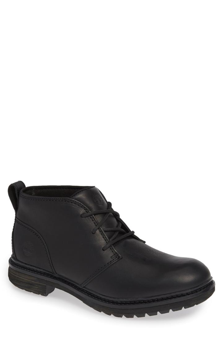 Men's Timberland Logan Bay Water Resistant Chukka Boot .5 M - Black