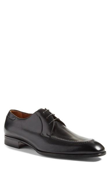 Men's A. Testoni Apron Toe Derby
