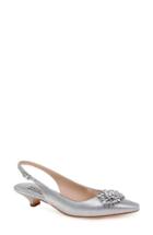 Women's Badgley Mischka Page Slingback Pump .5 M - Metallic
