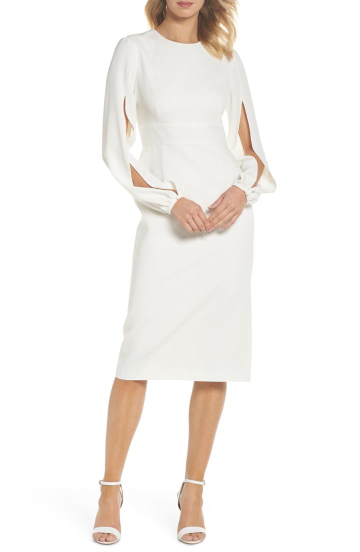 Women's Jill Jill Stuart Slit Sleeve Sheath Dress