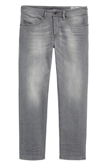 Men's Diesel Buster Slim Straight Leg Jeans - Grey