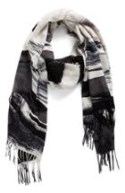 Women's Nordstrom Painted Dream Wool & Cashmere Scarf, Size - Grey