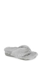 Women's Vionic Faux Fur Flip Flop M - Black