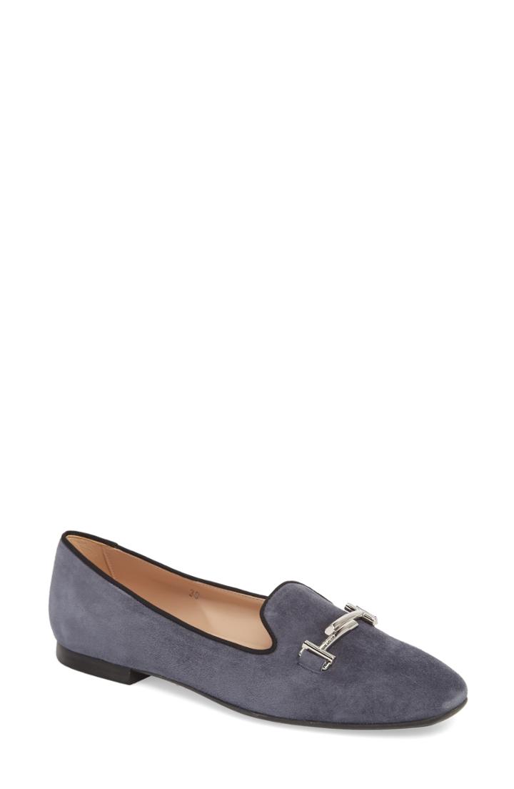 Women's Tod's Double T Loafer .5us / 37.5eu - Blue
