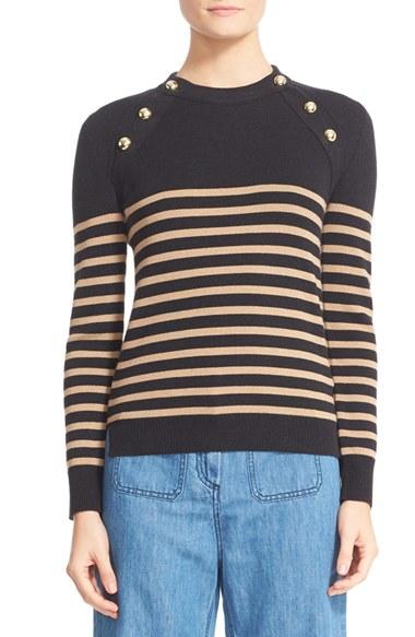Women's Belstaff Suzy Wool Blend Button Shoulder Sweater
