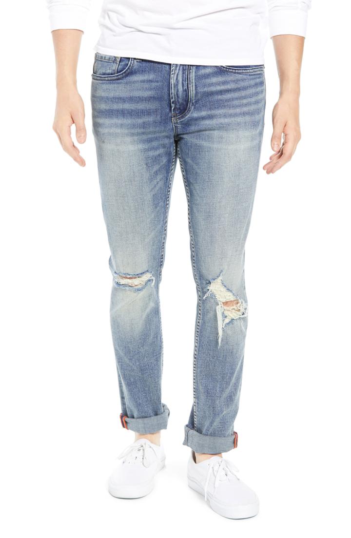 Men's Blanknyc Horatio Distressed Skinny Fit Jeans - Blue