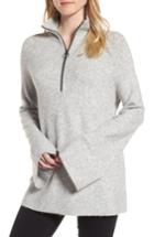 Women's Trouve Half Zip Pullover, Size - Grey