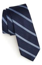 Men's 1901 Daubert Stripe Silk Tie, Size - Blue