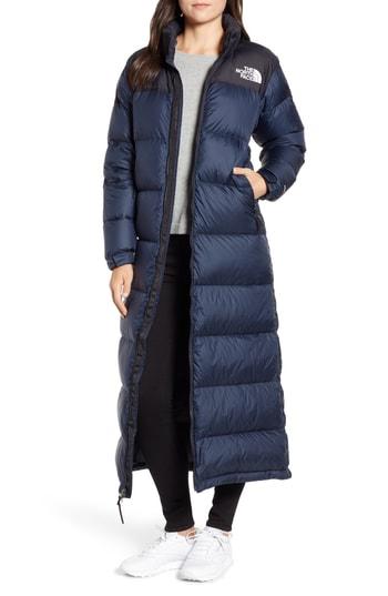Women's The North Face Nuptse Down Coat - Blue