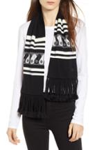 Women's Moose Knuckles Moose Canuk Scarf, Size - Black