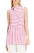 Women's Vince Camuto High/low Stripe Shirt