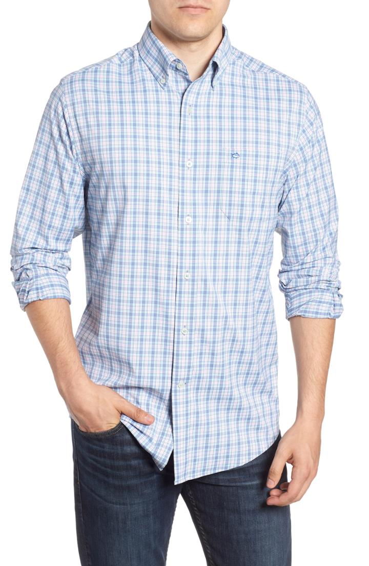 Men's Southern Tide Duneside Plaid Intercoastal Sport Short