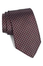 Men's John Varvatos Star Usa Geo Silk Tie, Size - Red