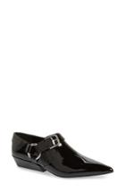 Women's Calvin Klein Jeans Ellen Low Buckle Bootie .5 M - Black