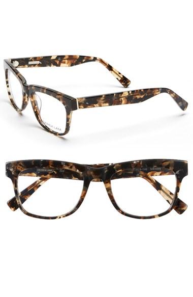 Women's Derek Lam 51mm Optical Glasses - Brown Marble