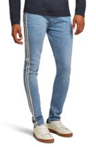 Men's Topman Tape Stretch Skinny Fit Jeans X 34 - Blue