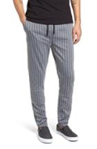 Men's Native Youth Pinstripe Slim Fit Pants - Grey