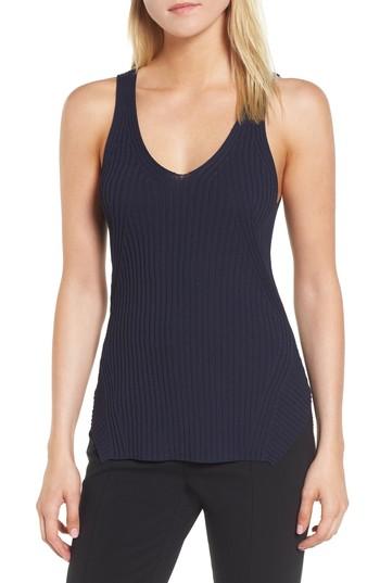 Women's Lewit Ribbed Tank - Blue
