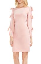 Women's Vince Camuto Tie Sleeve Shift Dress, Size - Pink