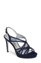 Women's Adrianna Papell Adri Platform Sandal .5 M - Blue