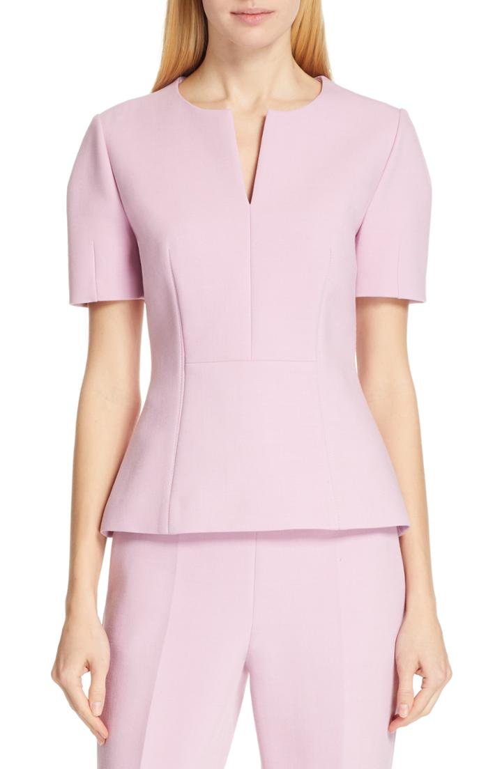 Women's Boss Irera Ponte Top - Pink