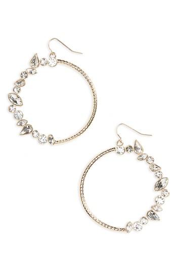 Women's Natasha Crystal Hoop Earrings