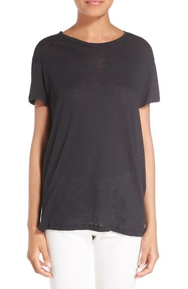 Women's Proenza Schouler Tie Back Baggy Tissue Jersey Tee