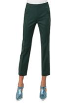 Women's Akris Punto 'franca' Techno Cotton Pants - Green