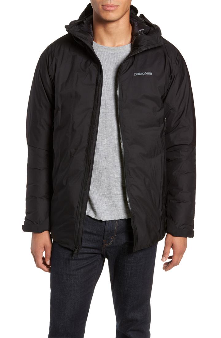 Men's Patagonia Micro Puff Waterproof Storm Jacket - Black