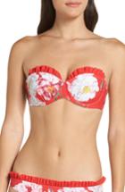 Women's Ted Baker London Cesmino Iguazu Frill Underwire Bikini Top - Red