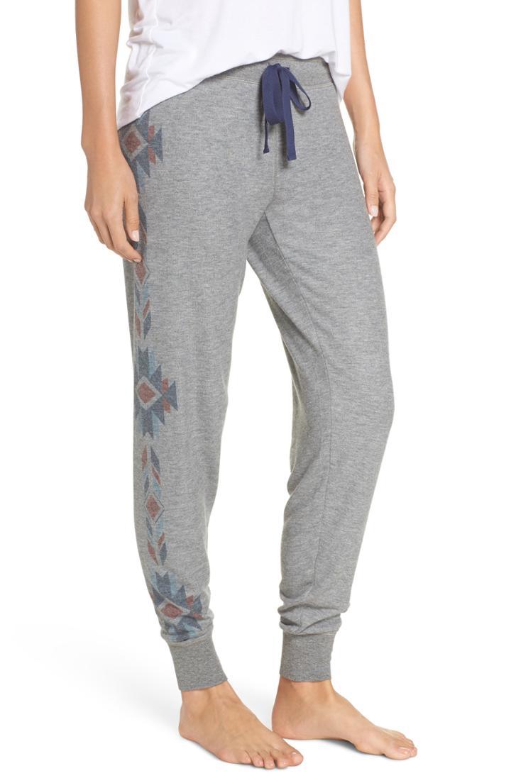 Women's Pj Salvage Winter Escape Jogger Pants - Grey