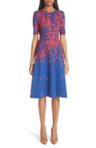 Women's Carolina Herrera Floral Print Neoprene Dress