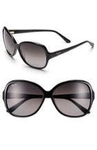 Women's Maui Jim Maile 60mm Polarizedplus Sunglasses - Gloss Black